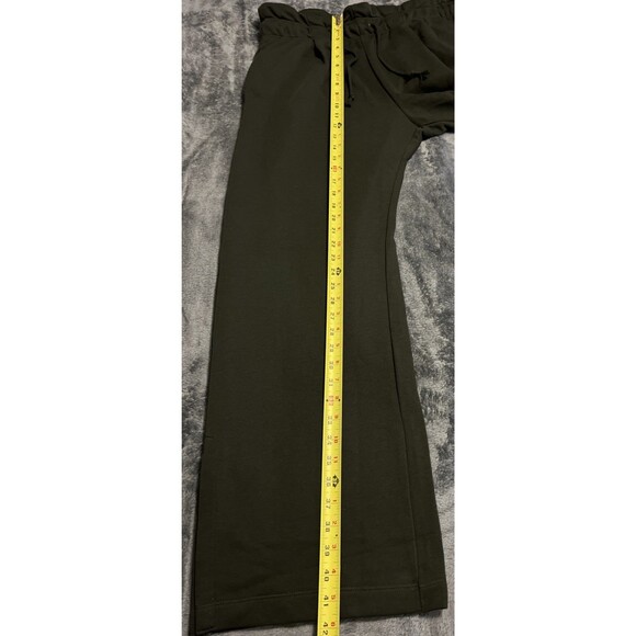 LARGE Nike Pants Womens Fleece Modern High Waisted Open Hem DQ6168-355 - Picture 8 of 10